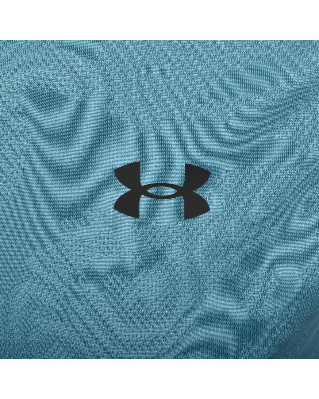 Under Armour Blue Tech Jacquard T Shirt for men