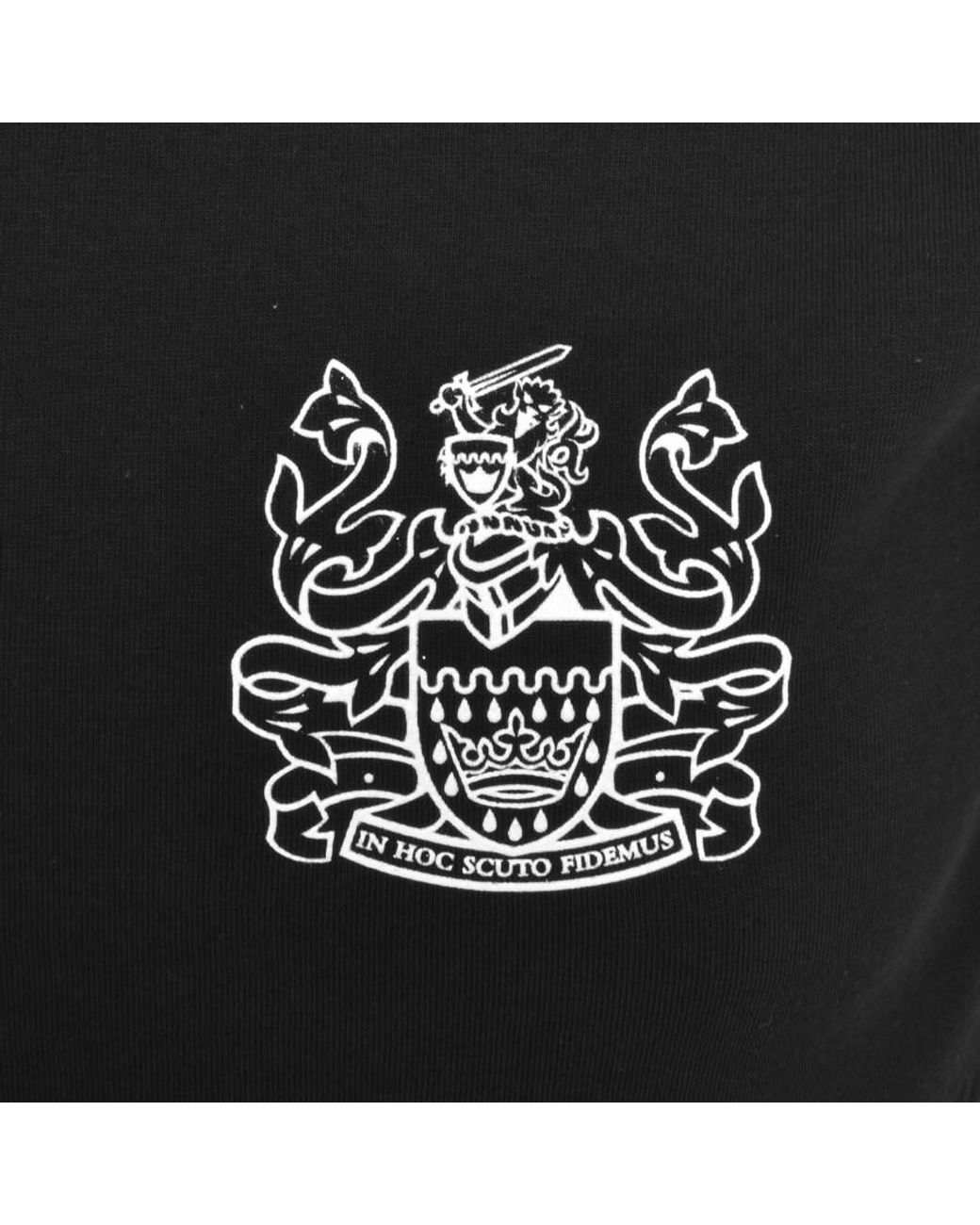 Aquascutum Black Logo T Shirt for men