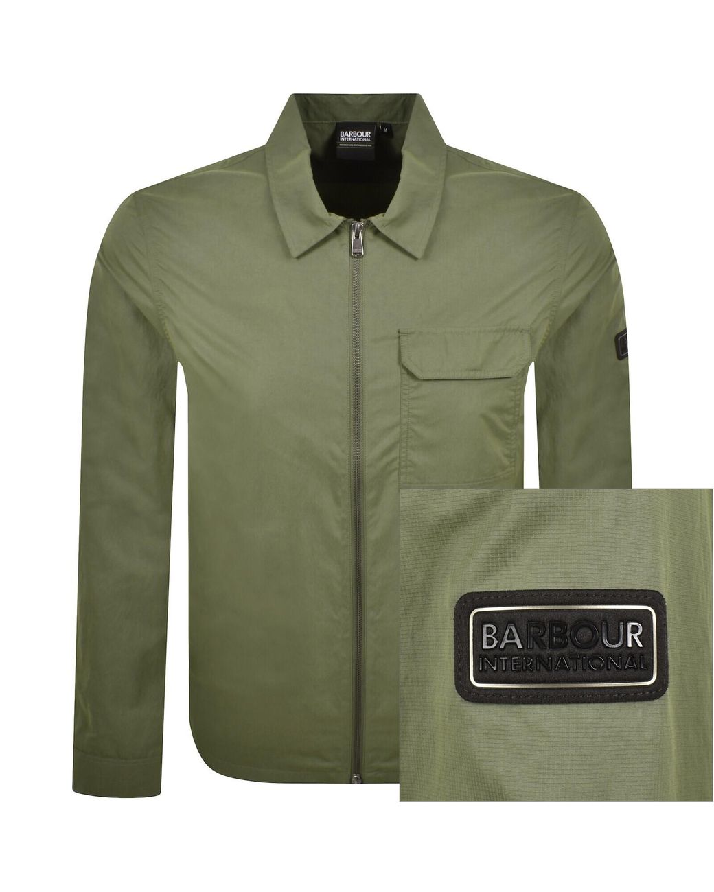 Barbour Green Warren Overshirt for men