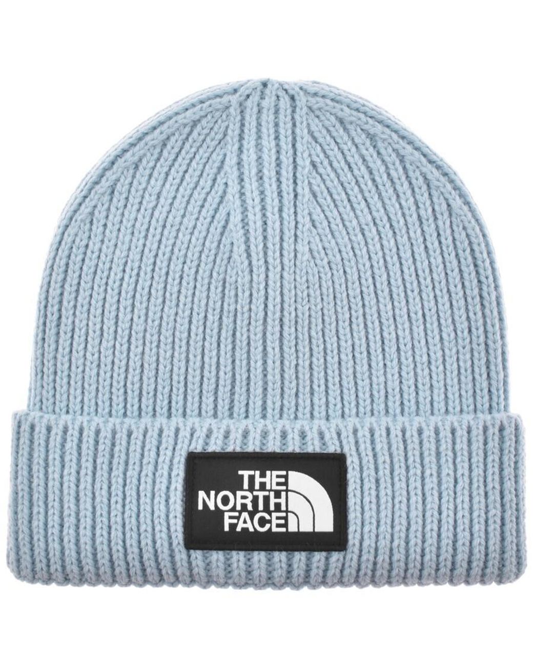 North face top blue beanie