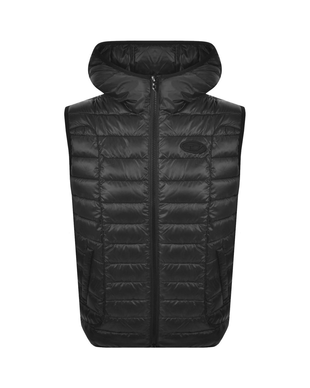 DIESEL Black W Temple Ward Gilet for men