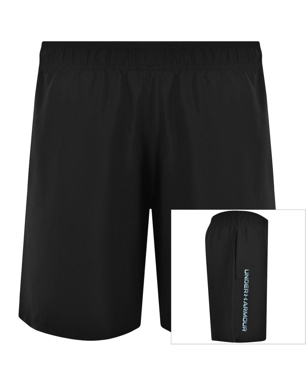 Under Armour Black Tech Wordmark Shorts for men