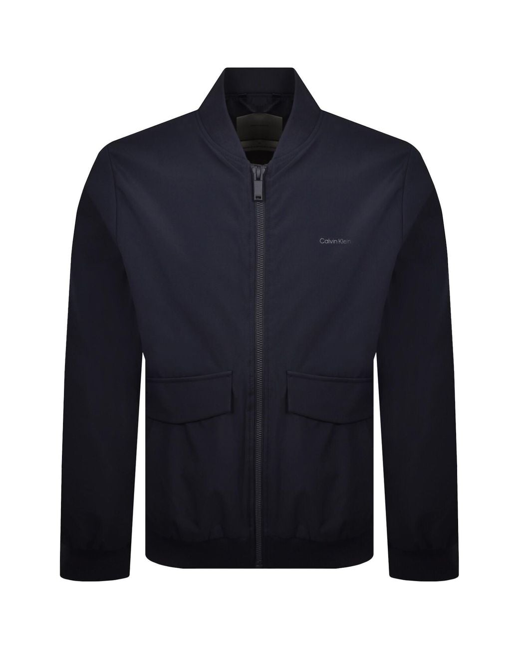 Calvin Klein Blue Tech Bomber Jacket for men