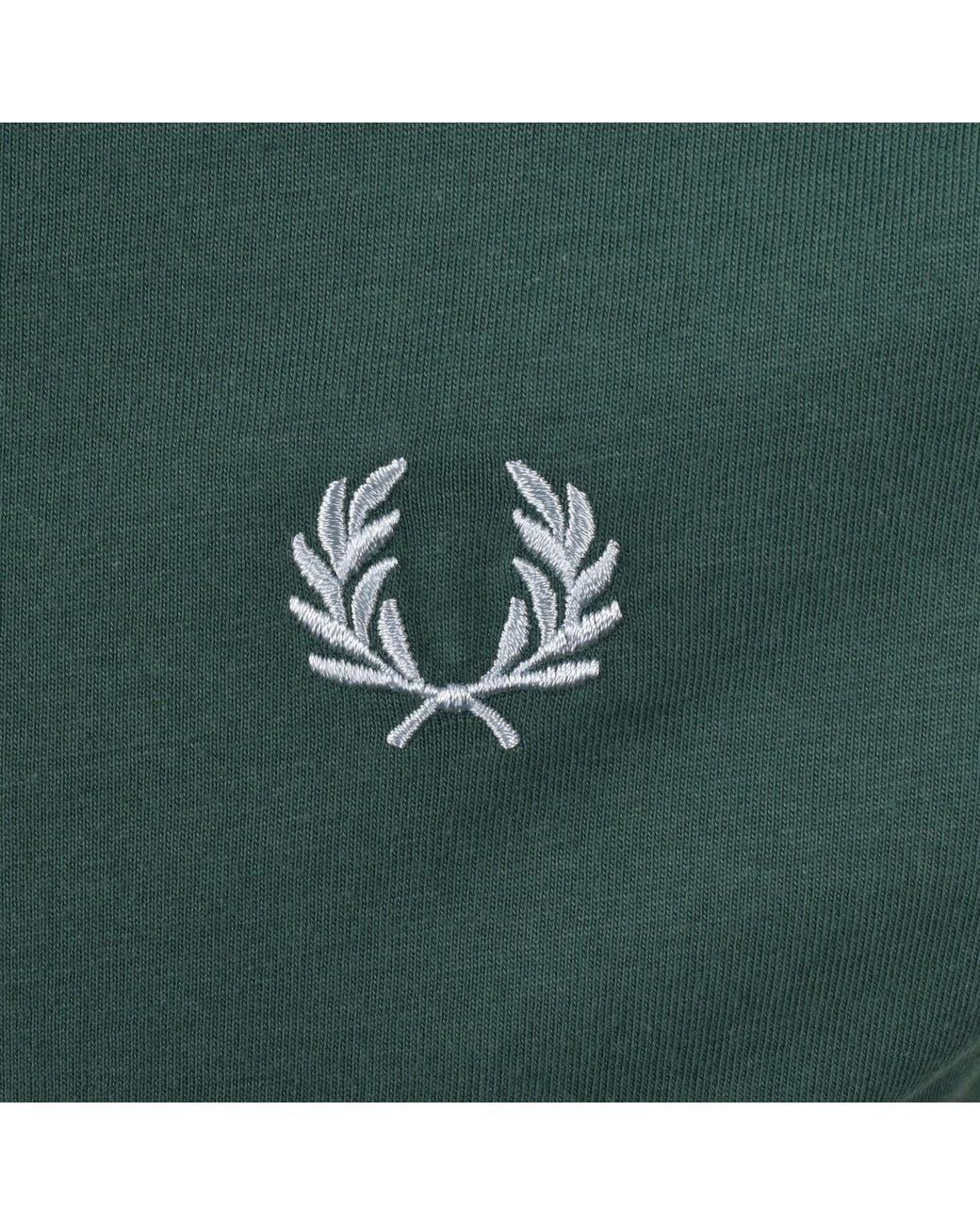 Fred Perry Green Twin Tipped T Shirt for men