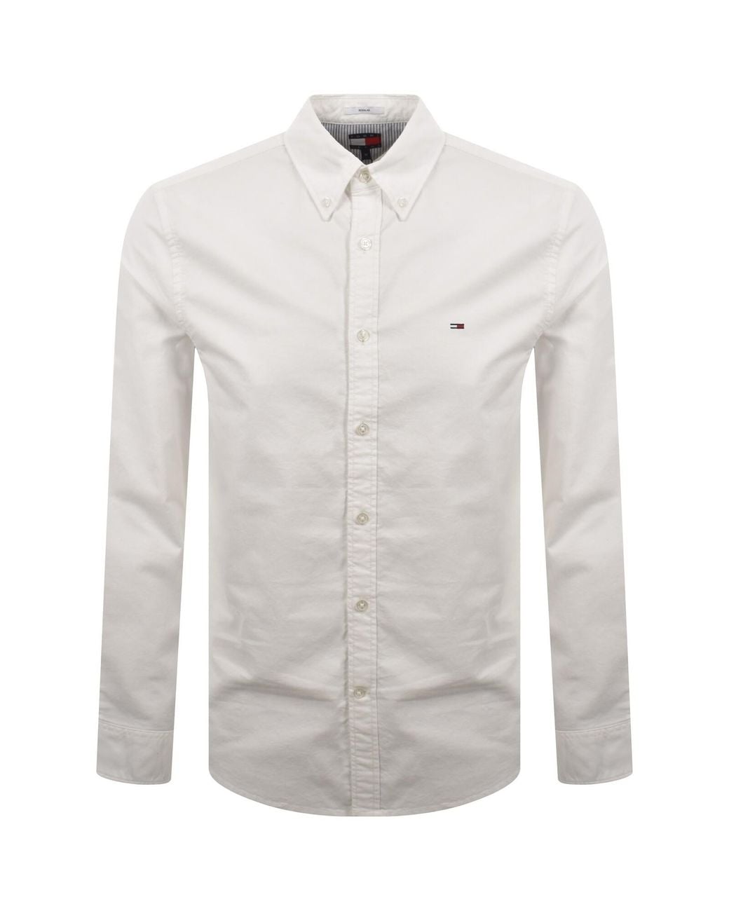Tommy Hilfiger Gray Regular Fit Oxford Shirt for men
