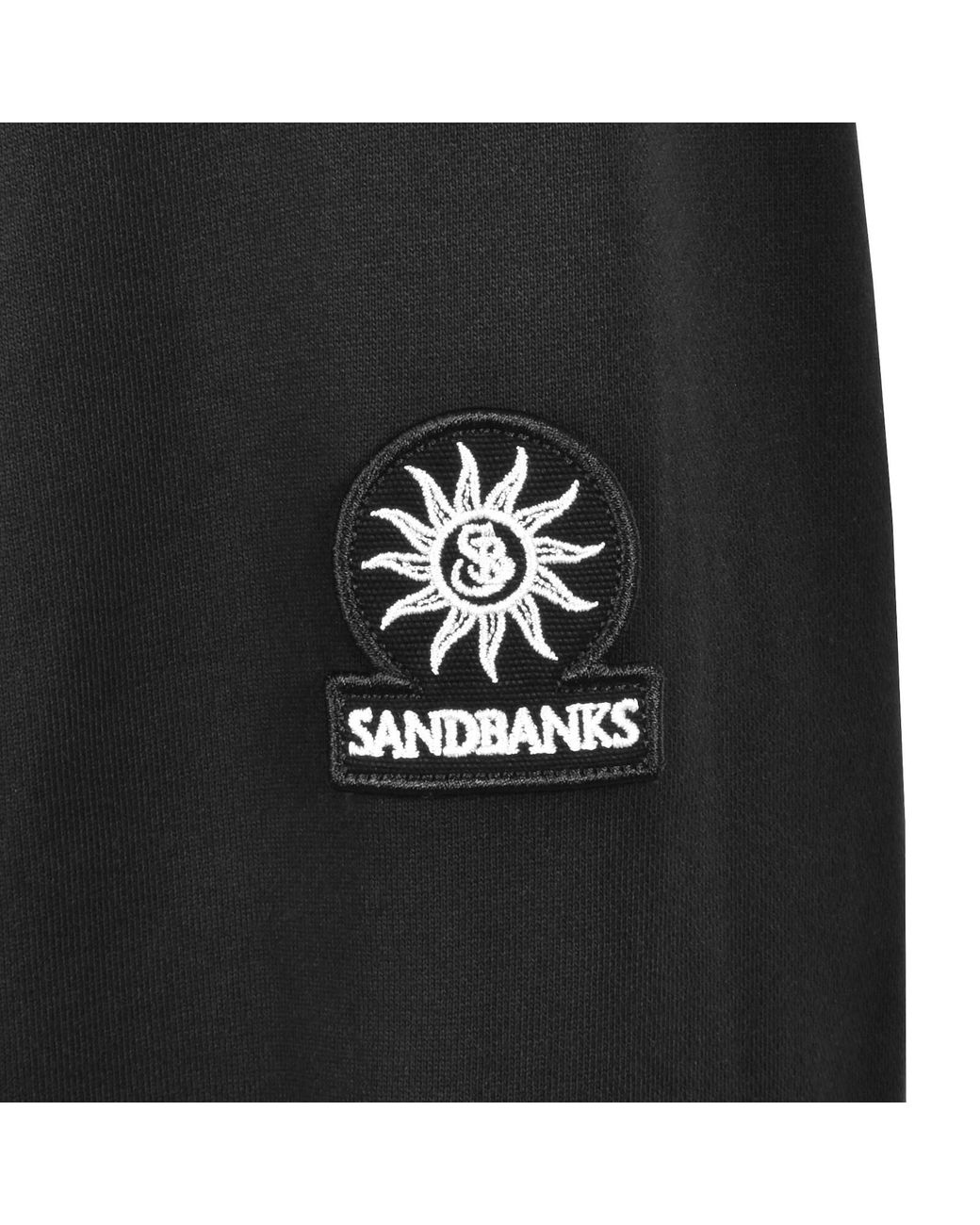 Sandbanks Black Badge Logo Hoodie for men