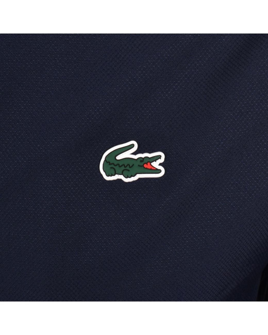 Lacoste Blue Hooded Track Jacket for men