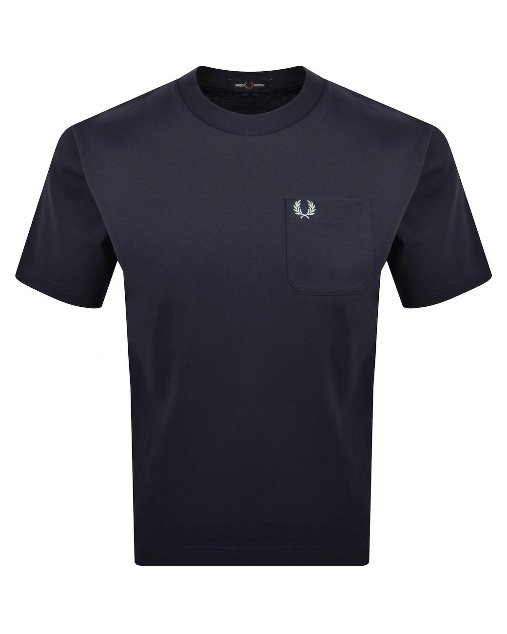 Fred Perry Blue Relaxed T Shirt for men