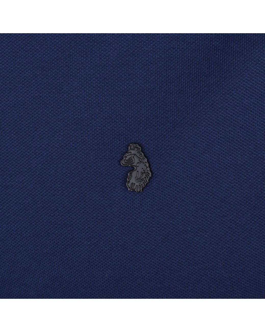 Luke 1977 Blue Texas Tipped Polo T Shirt for men