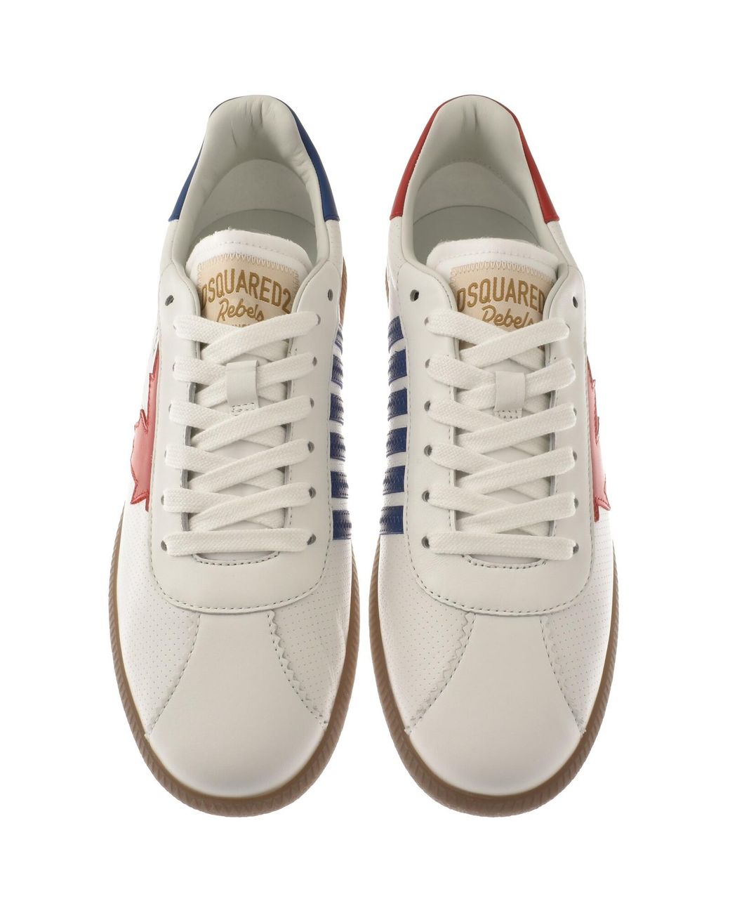 DSquared² White Rebel Trainers for men