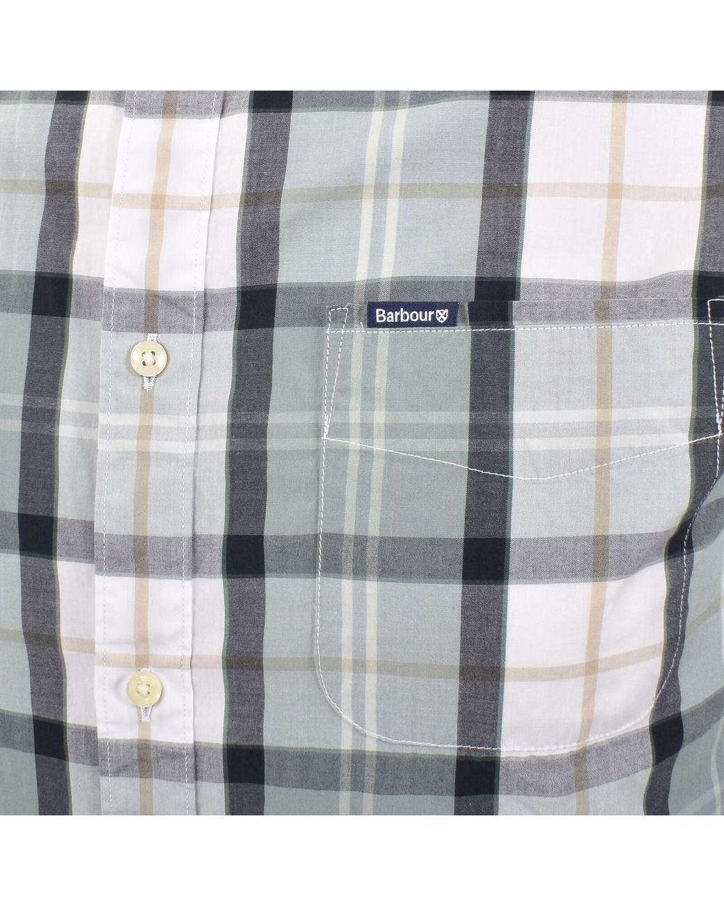 Barbour Blue Laggon Check Long Sleeved Shirt for men
