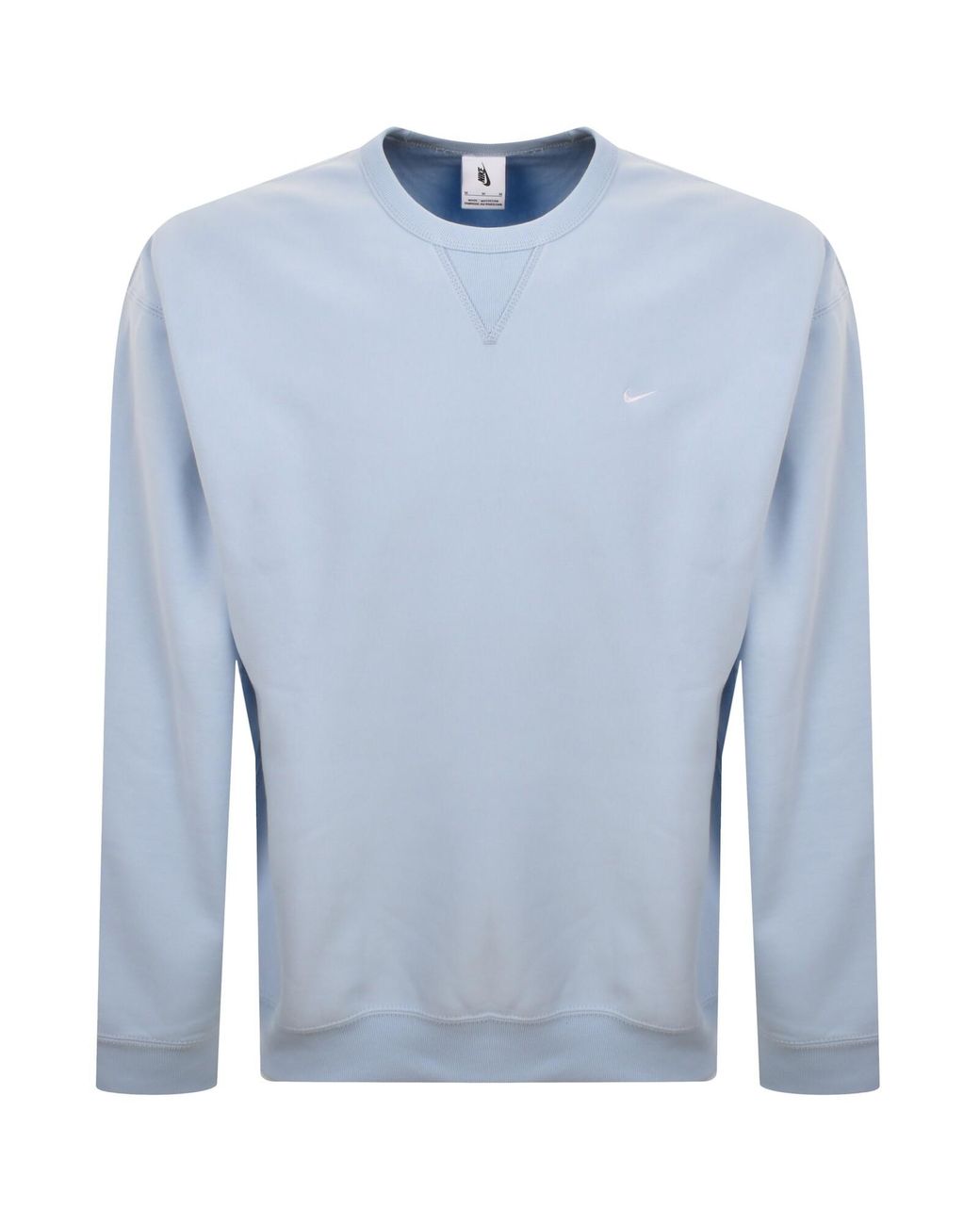 Nike Solo Swoosh Sweatshirt in Blue for Men Lyst UK