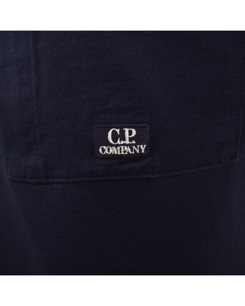 C P Company Blue Cp Company Short Sleeve Pocket T Shirt for men