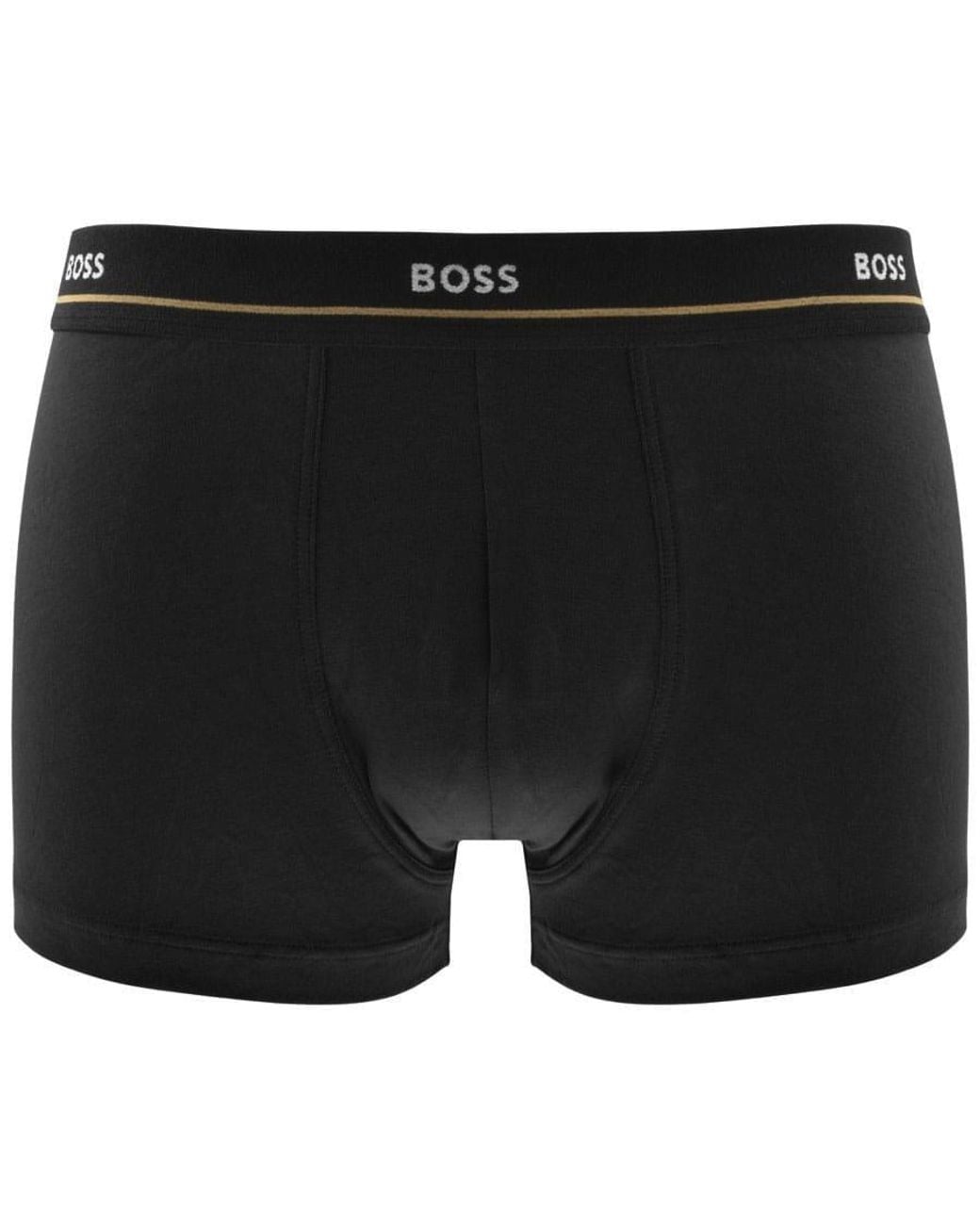 BOSS BUSINESS Black Boss Underwear 5 Pack Trunks for men