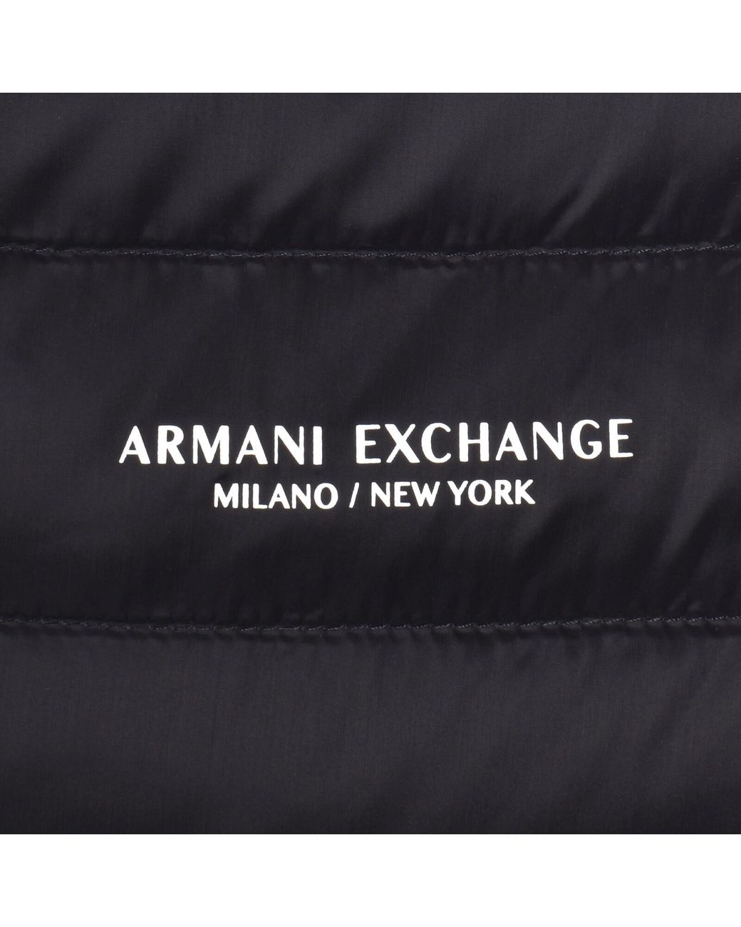 ARMANI EXCHANGE Gray Hooded Down Jacket for men
