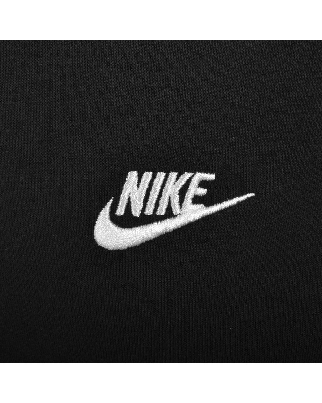 Nike Black Crew Neck Club Sweatshirt for men