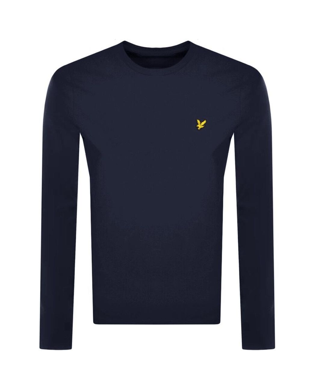 Lyle & Scott Blue Long Sleeve T Shirt for men