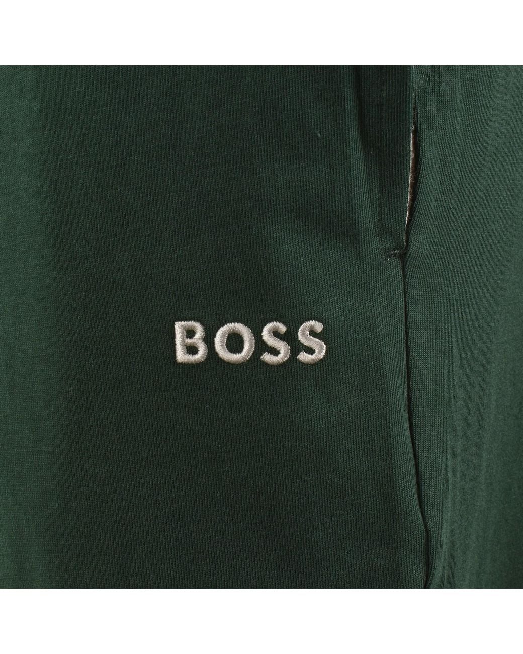 BOSS BUSINESS Green Boss Mix And Match Joggers Dark for men