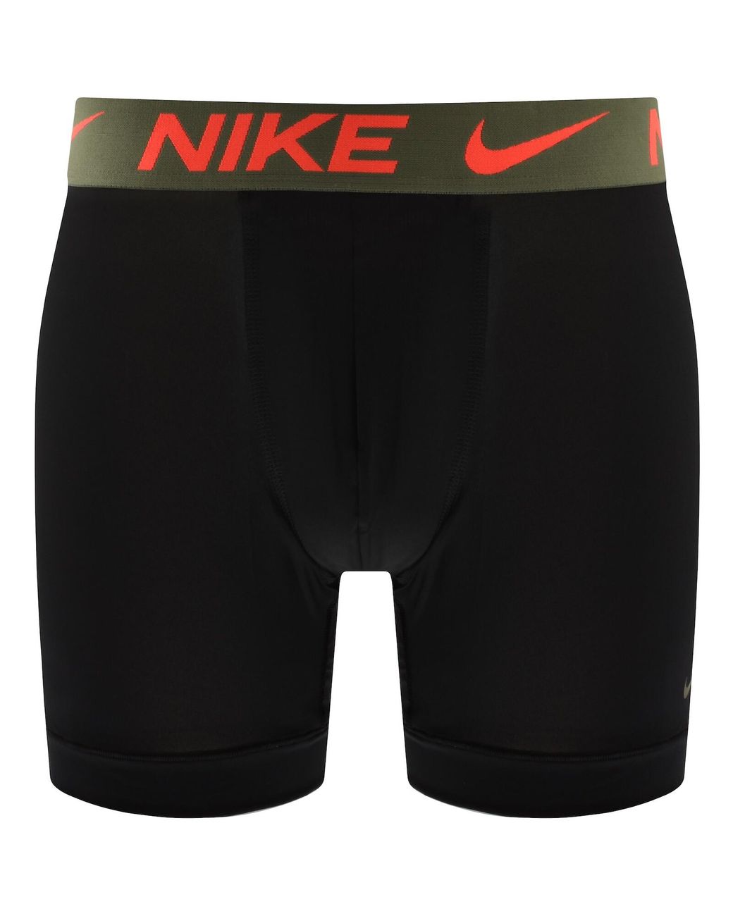 Nike Black Essential Micro 3 Pack Boxer Briefs for men