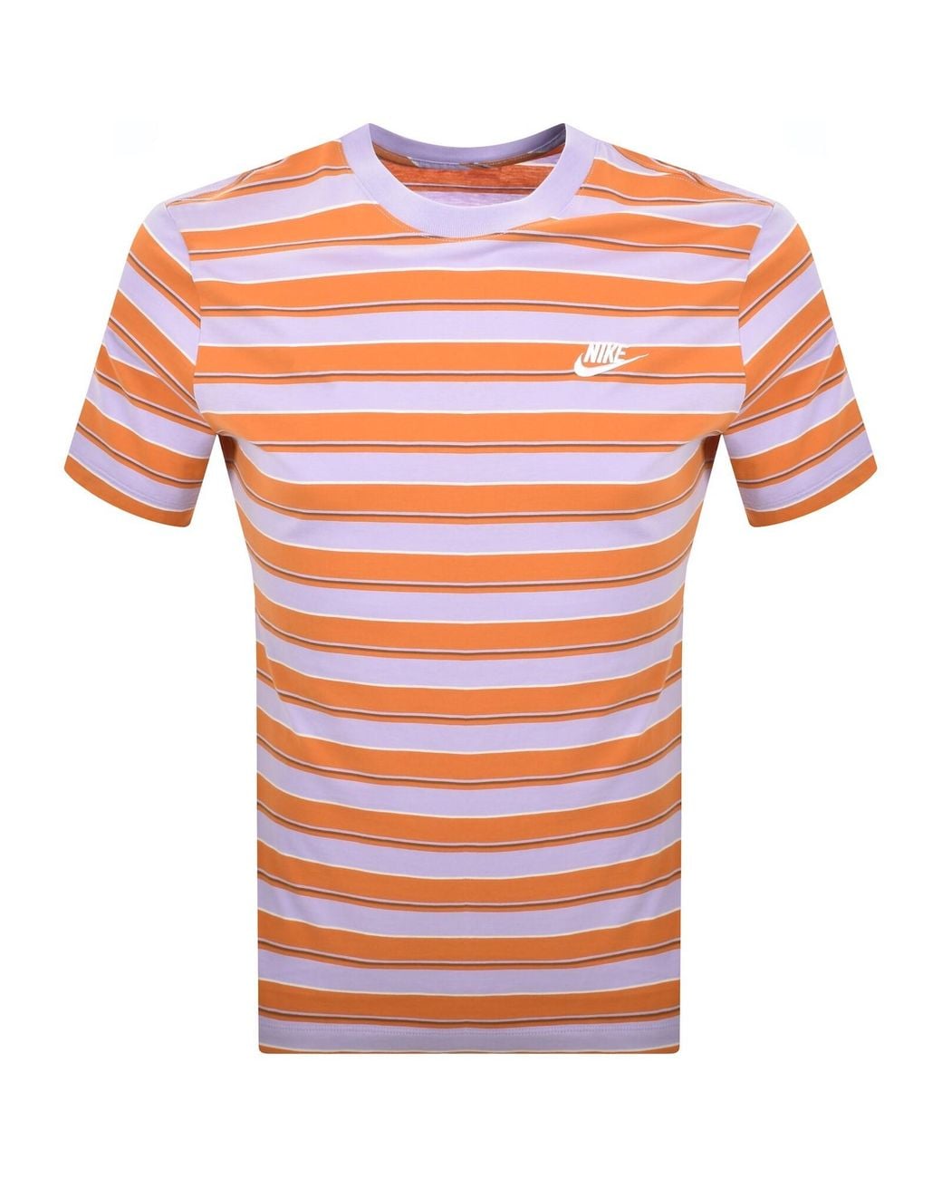 Nike Orange Club Stripe T Shirt for men