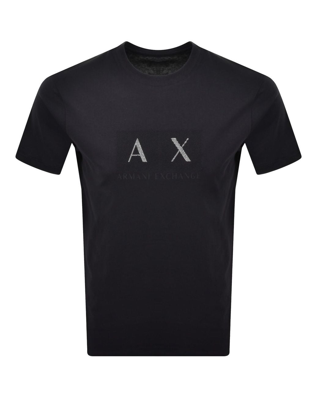 ARMANI EXCHANGE Blue T Shirt Deep for men