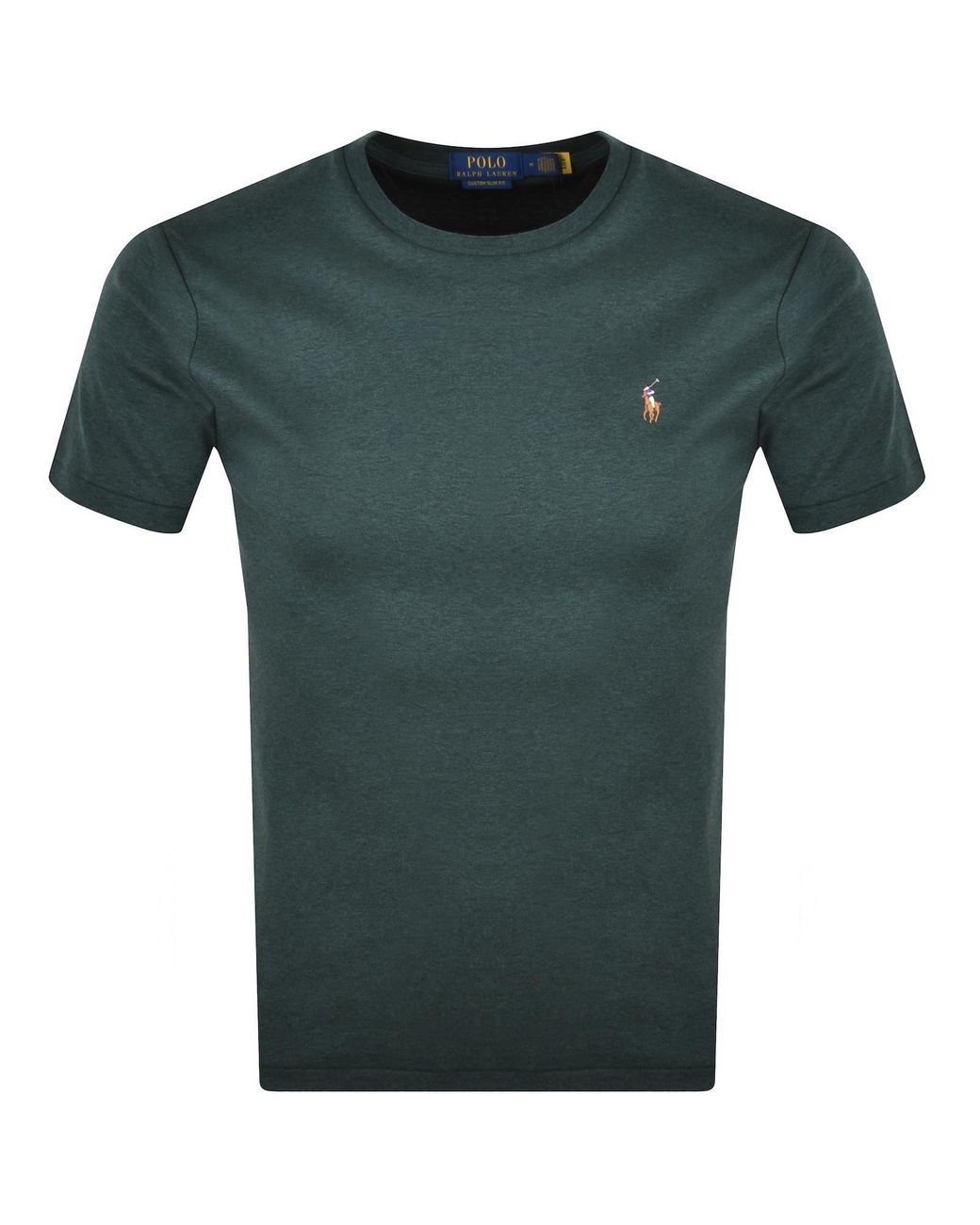 Ralph Lauren Green Crew Neck T Shirt for men