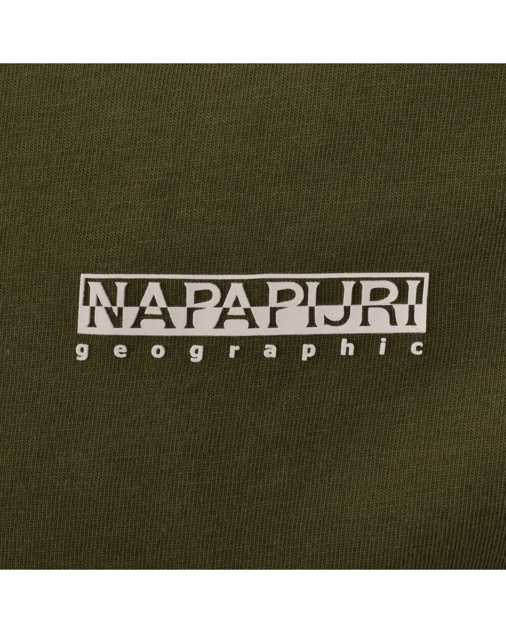 Napapijri Green S- Box T Shirt for men
