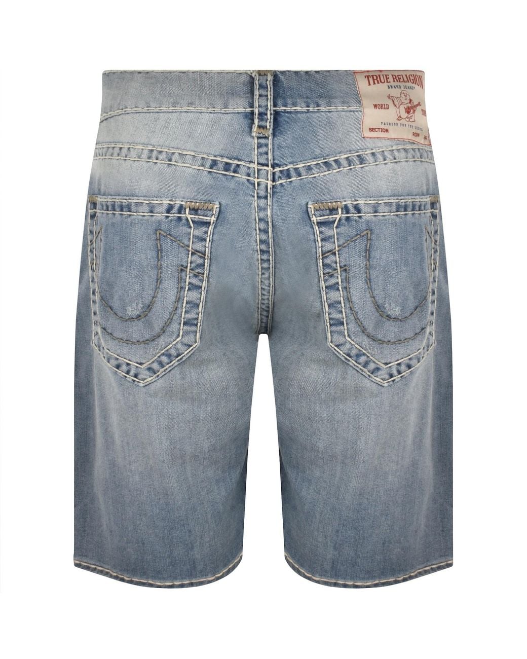 True Religion Blue Bobby Super T Shorts for men