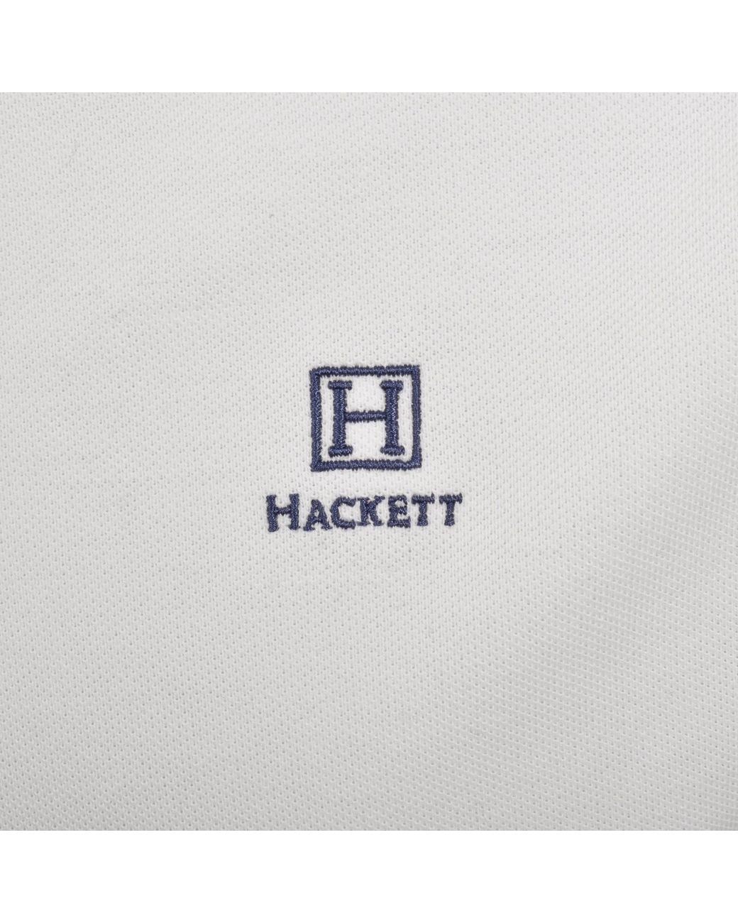 Hackett Gray Heritage H Tape Polo T Shirt for men