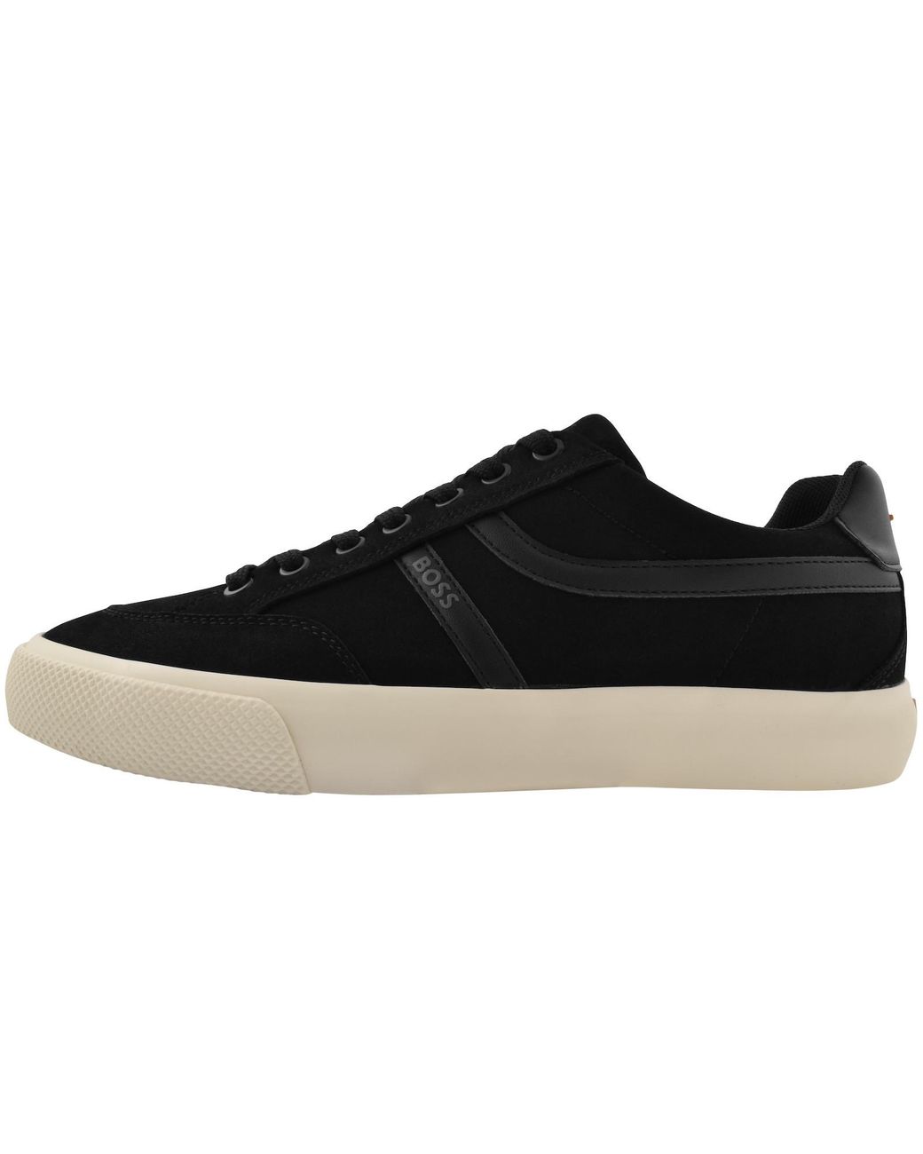 BOSS BUSINESS Black Boss Aiden Tennis Trainers for men