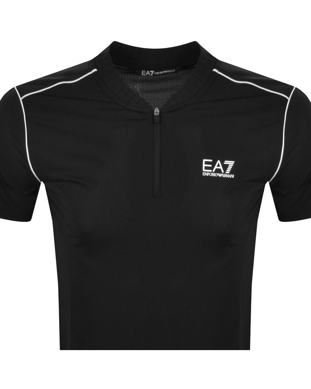 EA7 Black Emporio Armani Tennis Pro T Shirt for men