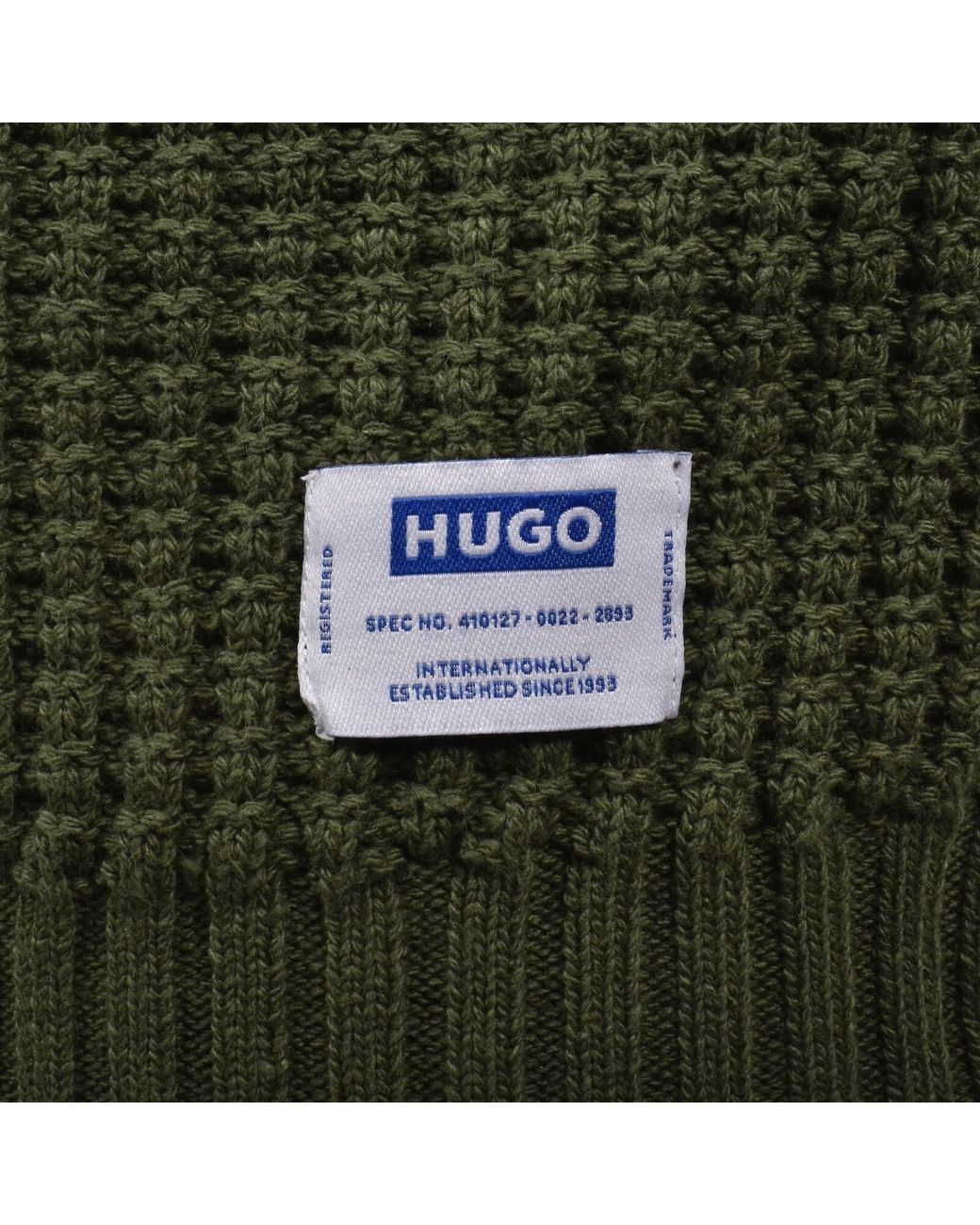HUGO Green Spero Knit Polo for men