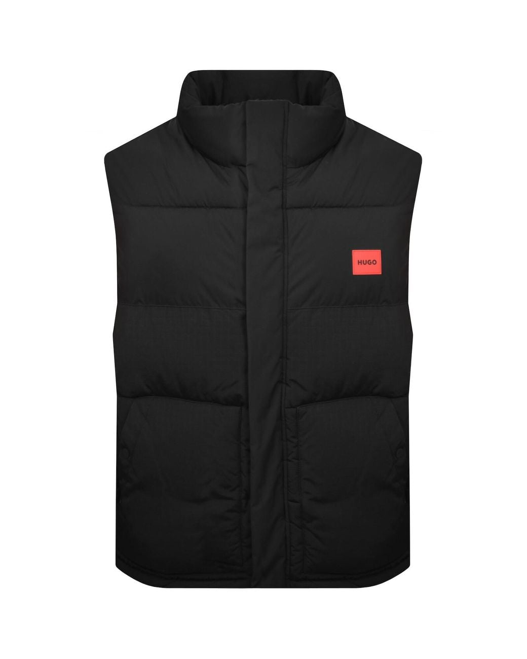 HUGO Black Baltino Padded Gilet for men