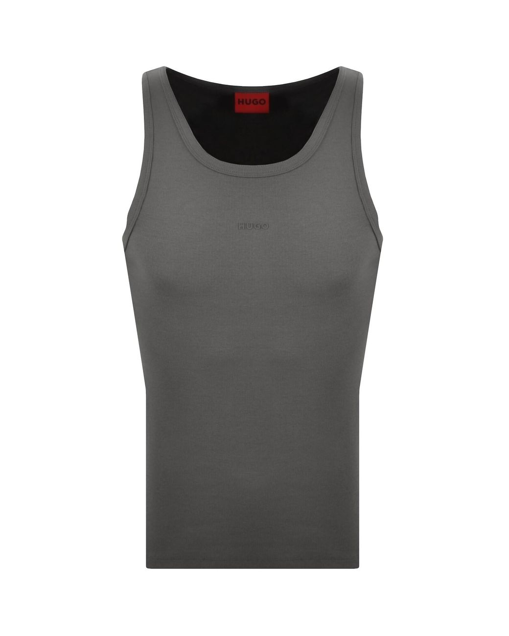 HUGO Gray Dapota Vest Dark for men