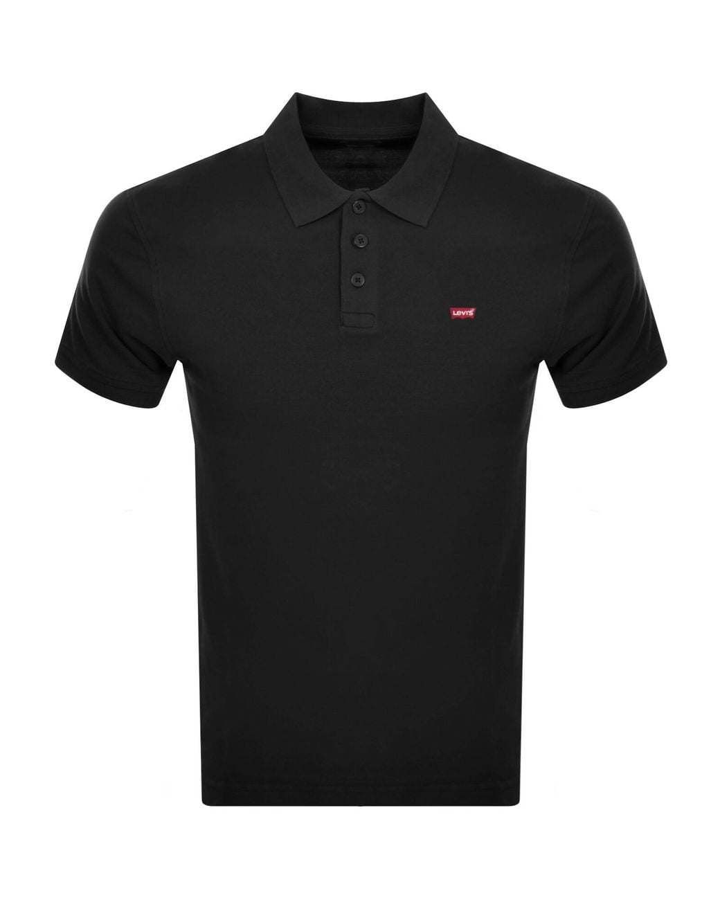 Levi's Black Original Hm Short Sleeved Polo T Shirt for men