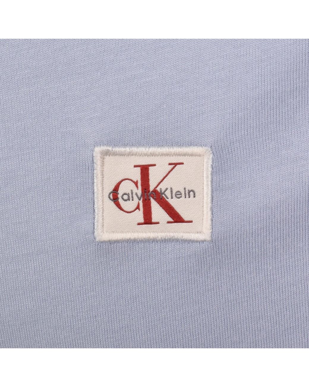 Calvin Klein Blue Jeans Badge T Shirt for men