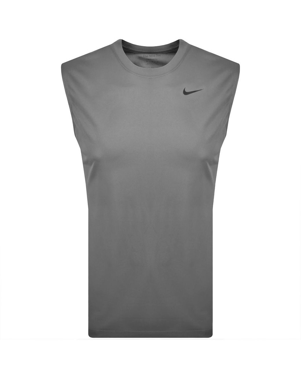 Nike Gray Training Dri Fit Vest T Shirt for men