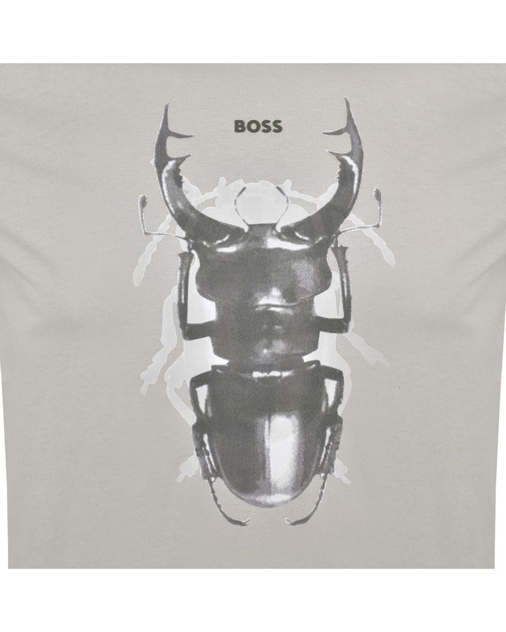 Boss Gray Boss Beetle T Shirt Light for men