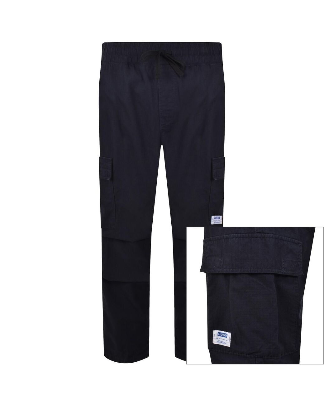 HUGO Blue Gadic262 Cargo Trousers for men