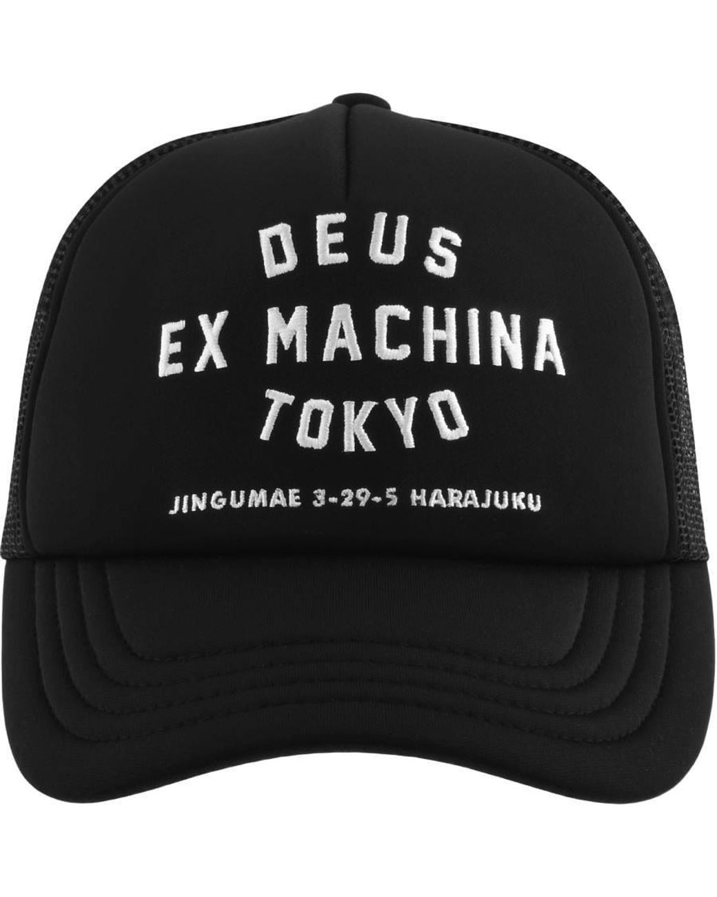 Deus Ex Machina Tokyo Trucker Cap in Black for Men | Lyst