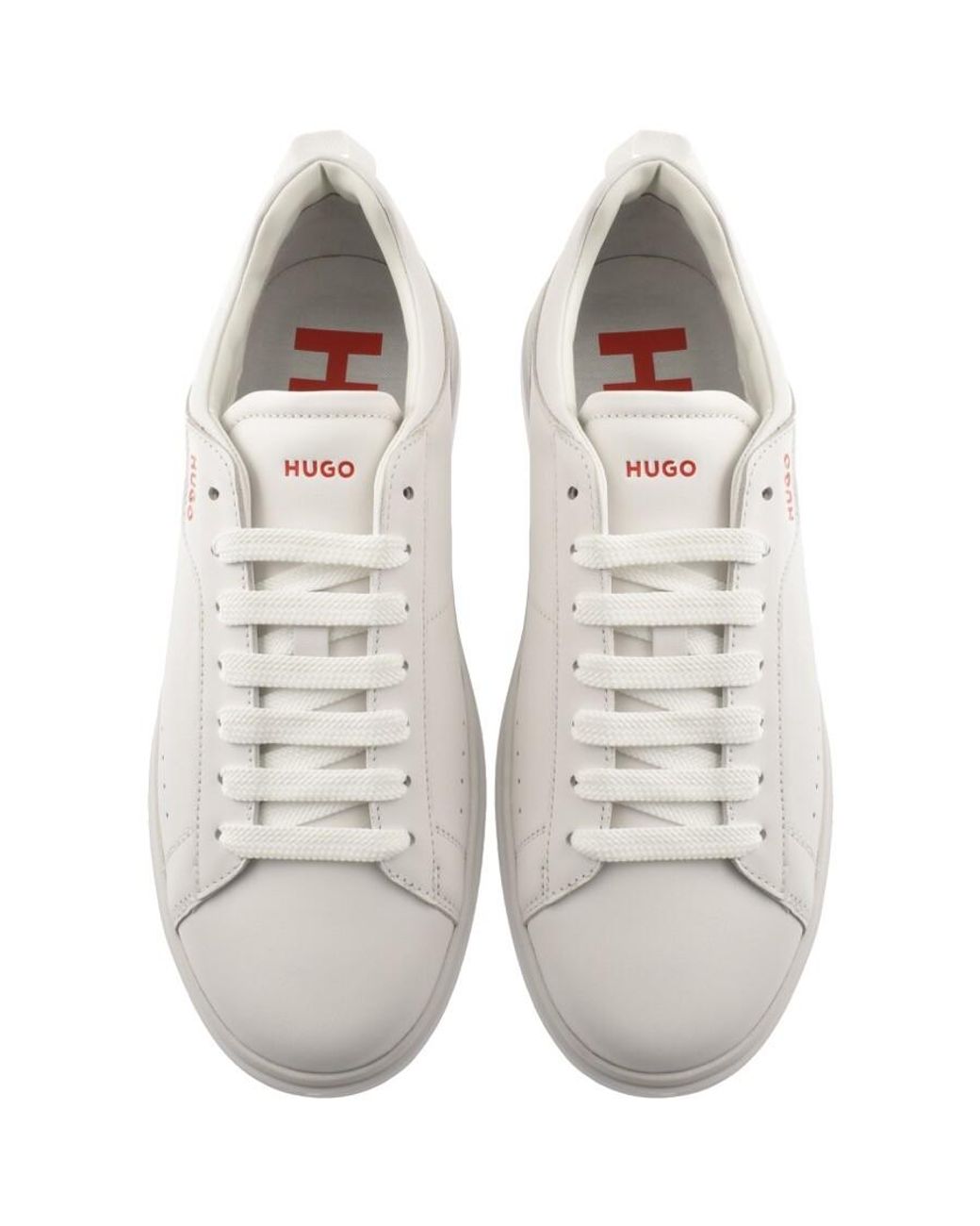 HUGO Blake Tenn Trainers in White for Men | Lyst
