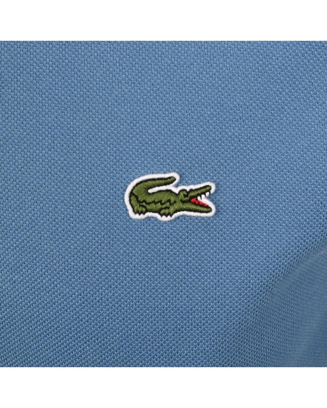 Lacoste Blue Short Sleeved Polo T Shirt for men