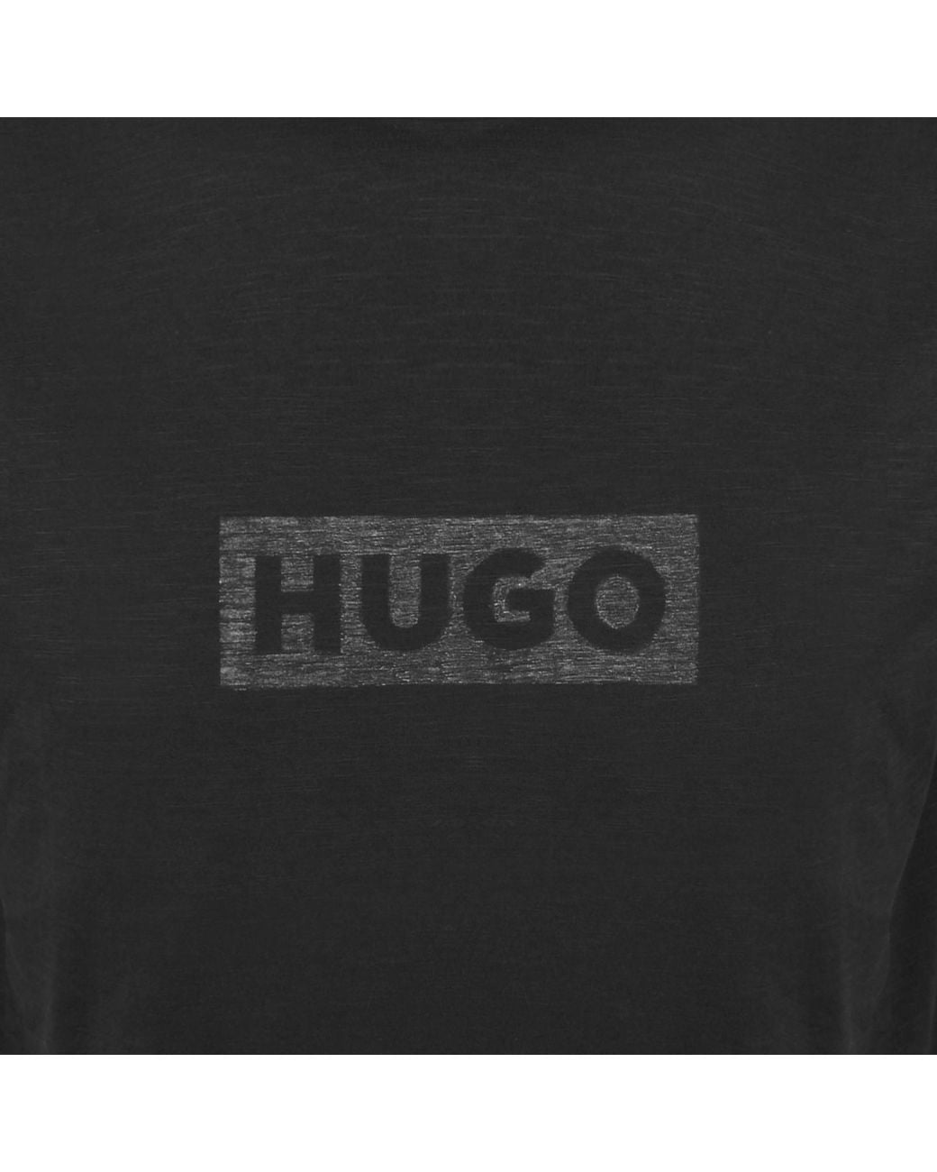 HUGO Black Nerinto T Shirt for men