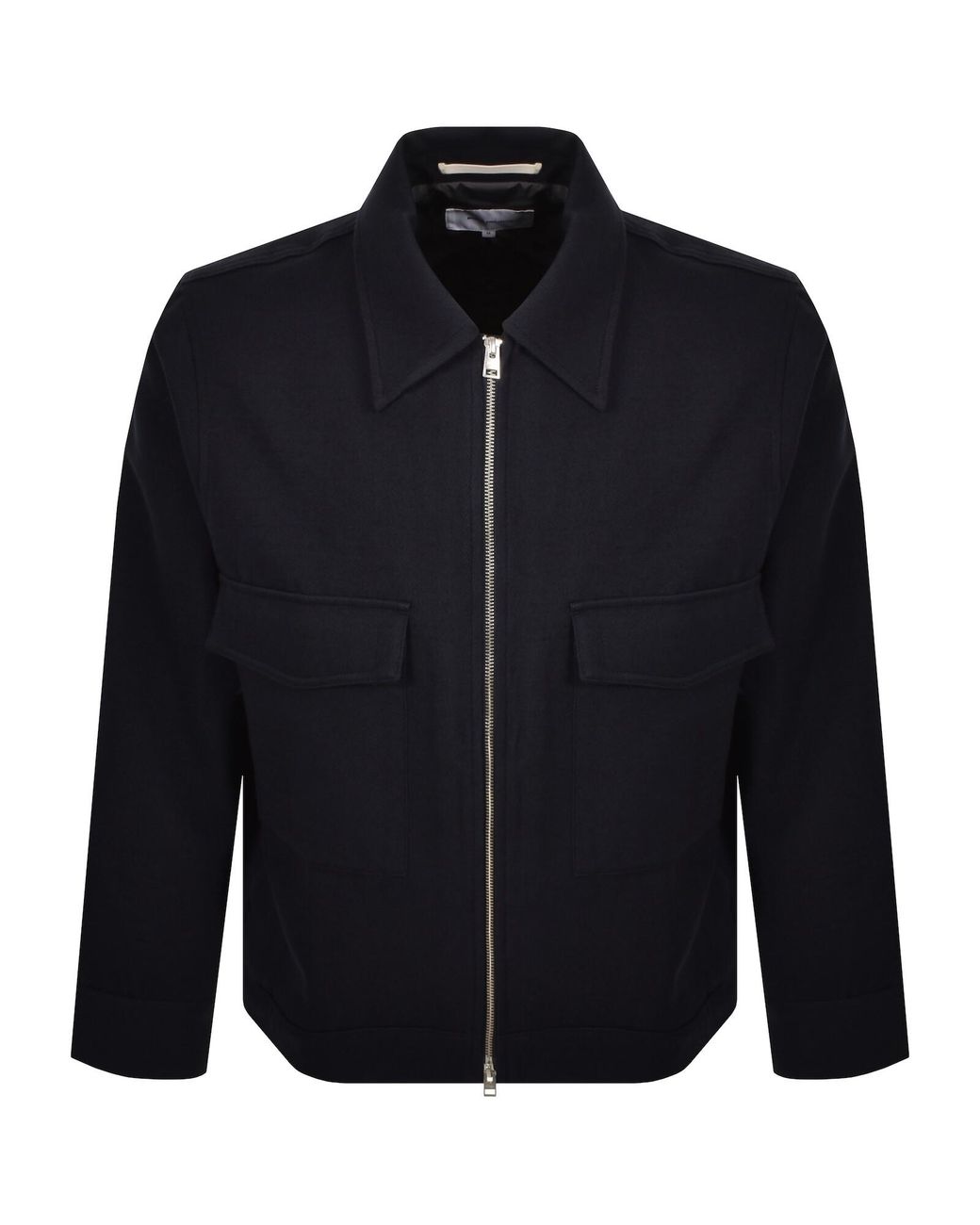 Norse Projects Blue Askel Cavalry Wool Jacket for men