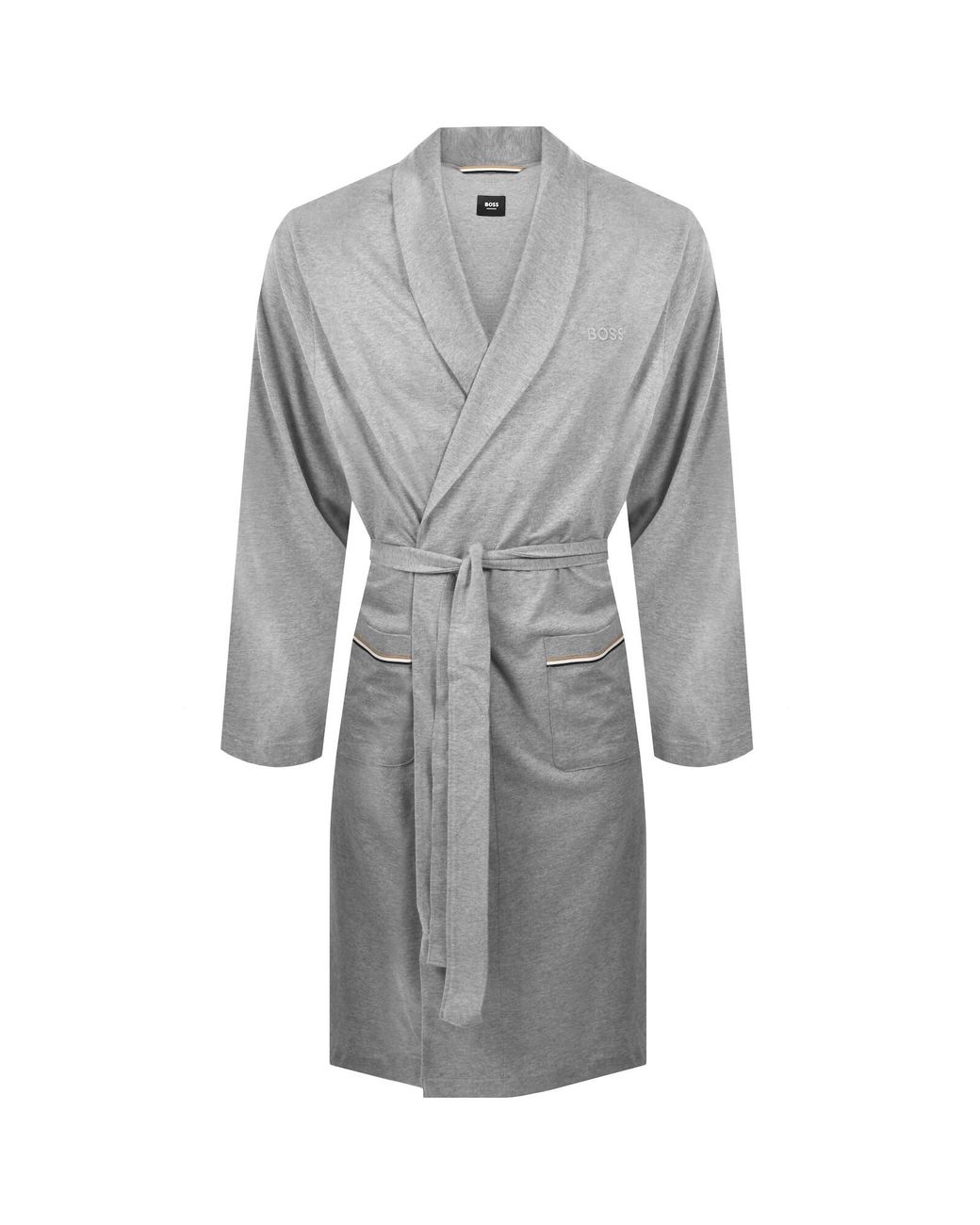 BOSS BUSINESS Gray Boss Dressing Gown for men