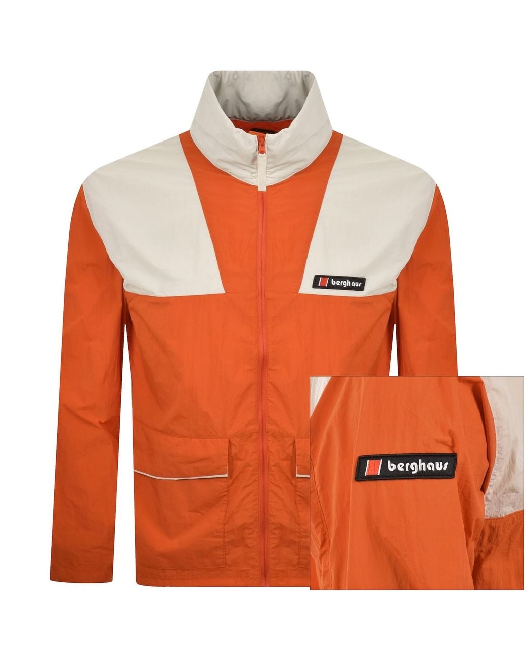 Berghaus Orange Trango Mountain Windbreaker for men