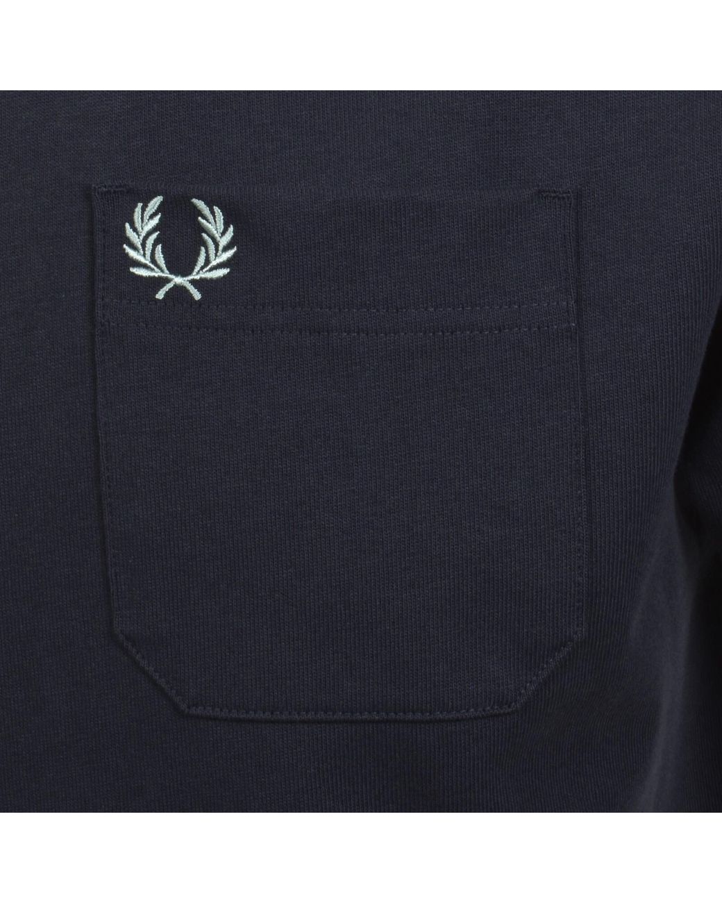 Fred Perry Blue Relaxed T Shirt for men