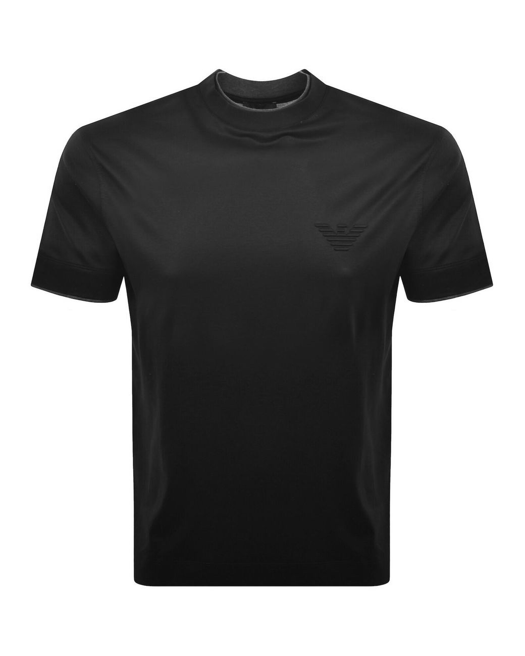 Armani Black Emporio Logo T Shirt for men