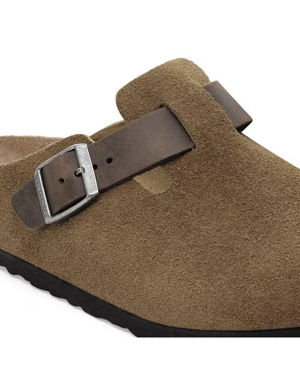 Birkenstock Green Boston Bs Mules Dark Tea for men