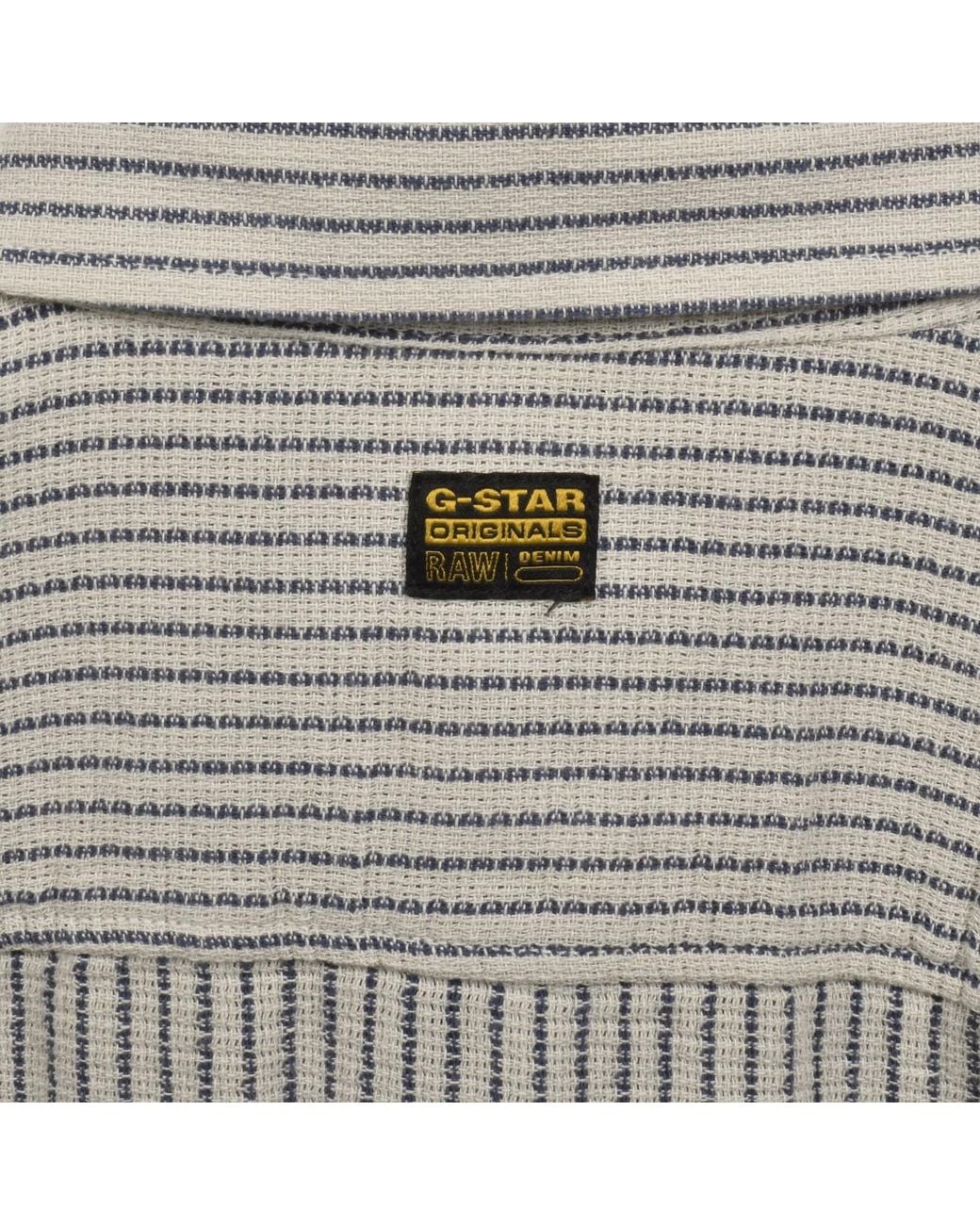 G-Star Gray G-Star Pocket Short Sleeve Shirt for men